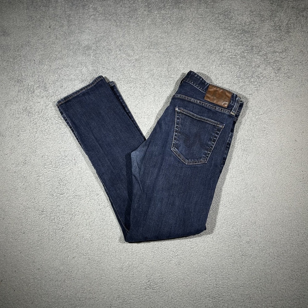 AG Adriano Goldschmied Men's 32x32 The Graduate Tailored Leg Blue Jeans #2992